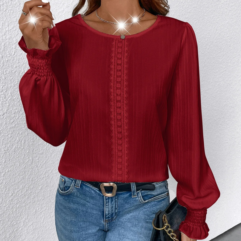 Classic Vintage Blouse with a Flattering Fit