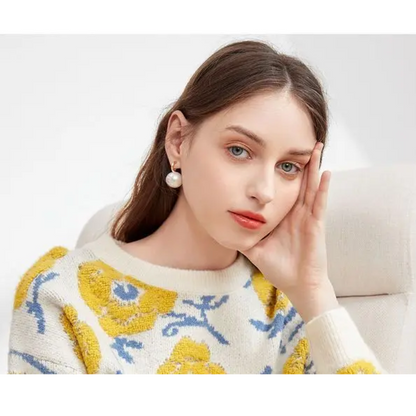 A Vintage Style Sweater with Delicate Timeless Details