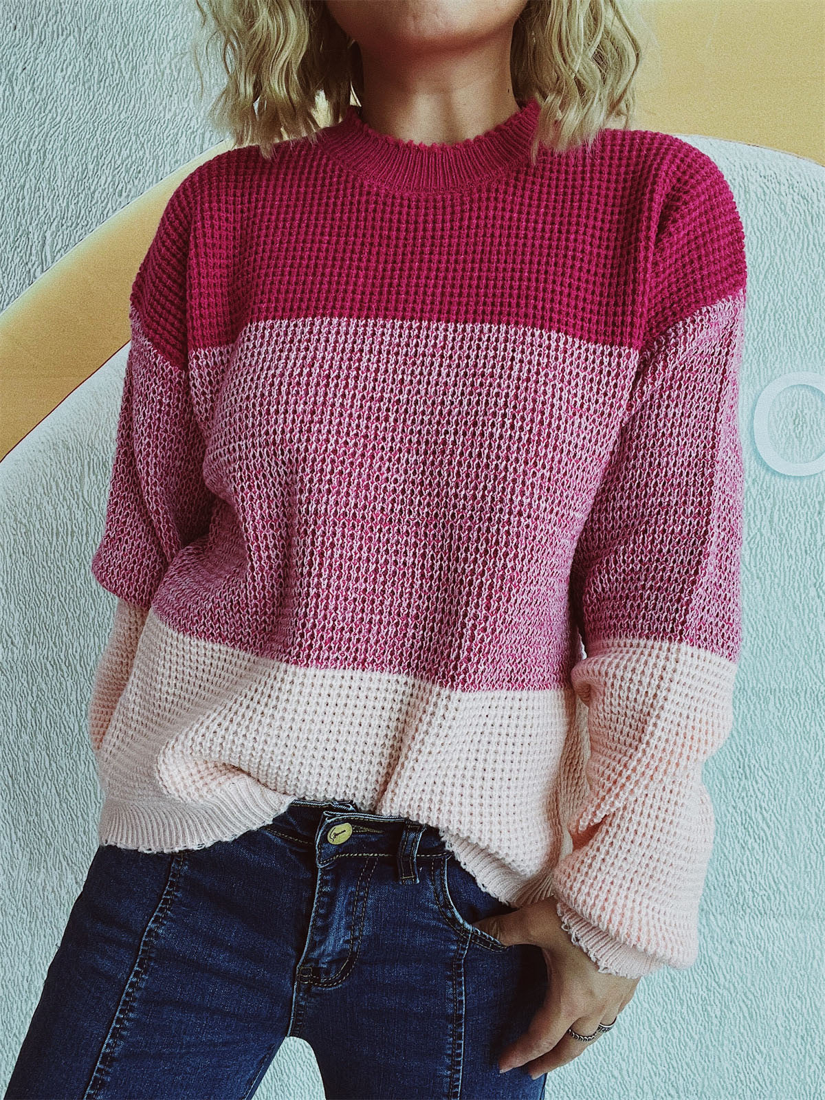 Classic Vintage Sweater with a Flattering Fit