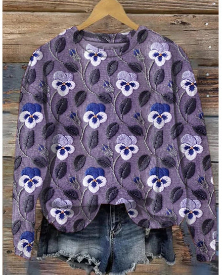 Sulokkaasti suunniteltu Villapaita