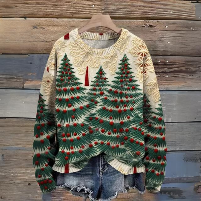 Ajaton vintage-tyyli Villapaita