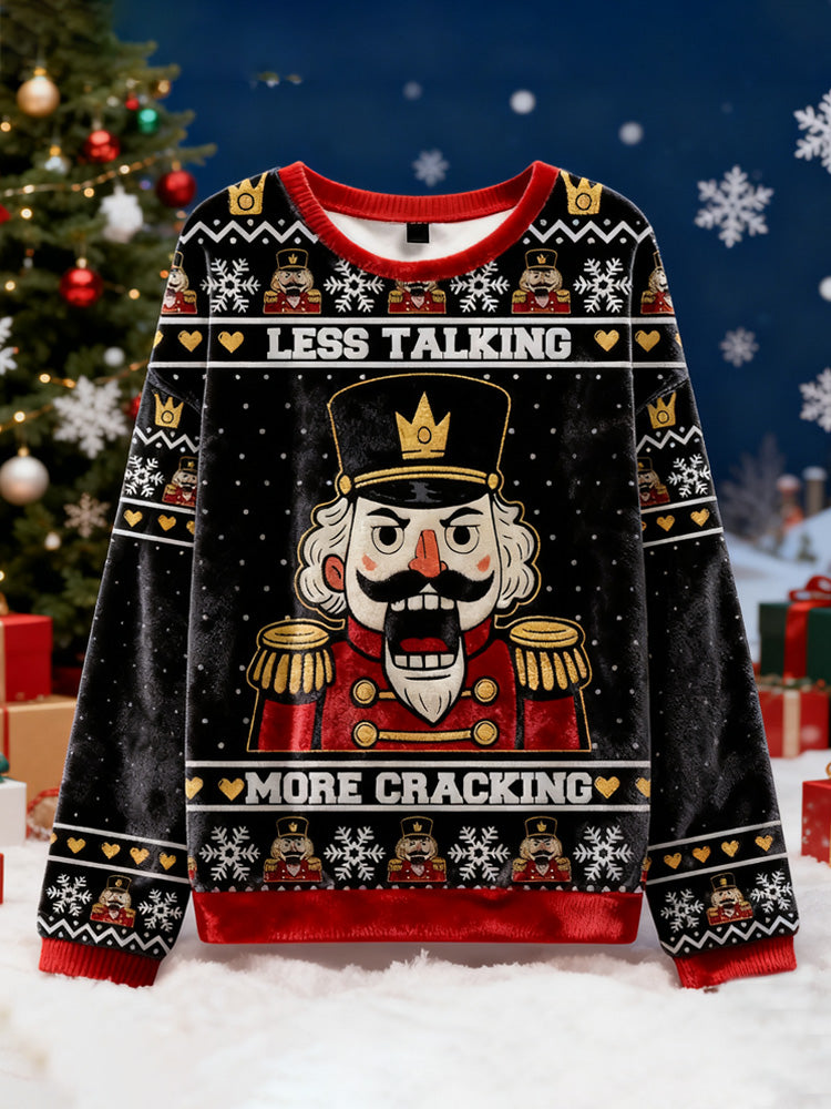 Comstylish Nutcracker Funny Christmas Ugly Sweater