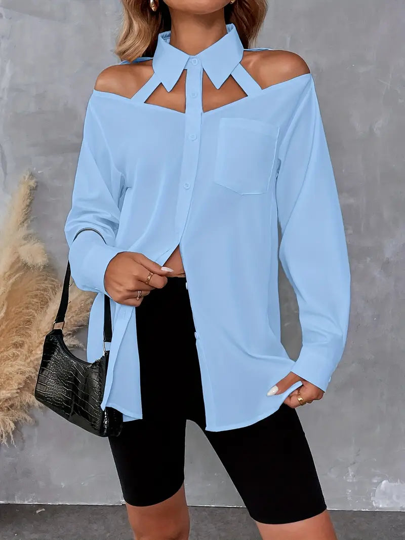 Well Tailored Blouse with a Graceful Silhouette