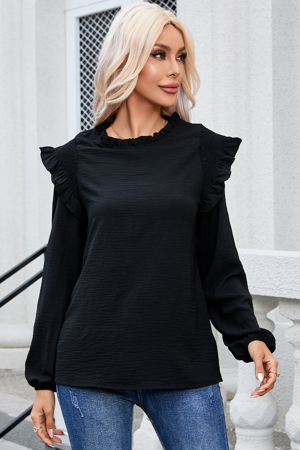 Beautifully Finished Blouse in a Timeless Design