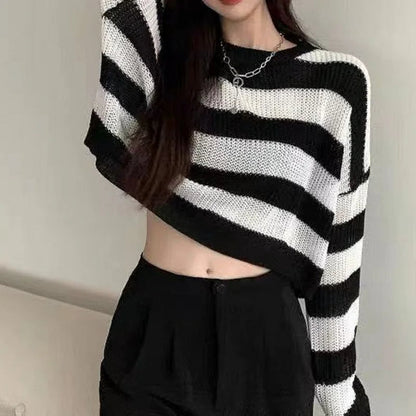 Lien® | Elegant striped sweater for women