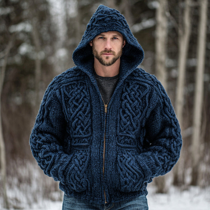 Klassisesti suunniteltu Neuletakki