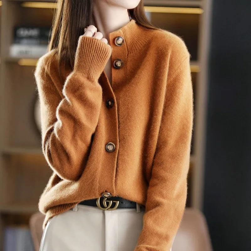 Classic Vintage Cardigan with a Flattering Fit