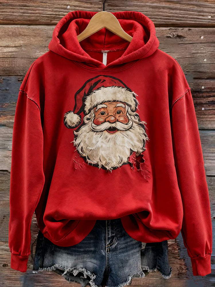 Comstylish Women's Christmas Print Casual Hoodie