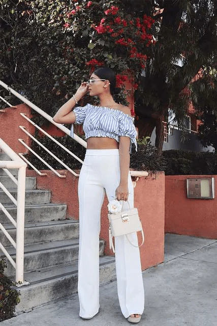 A Vintage Style Pants with Delicate Timeless Details