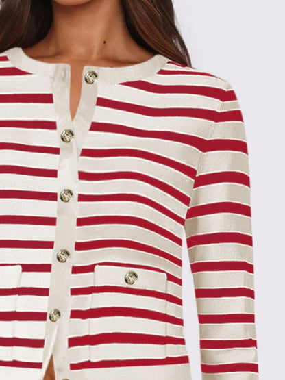 A Vintage Style Cardigan with Delicate Timeless Details