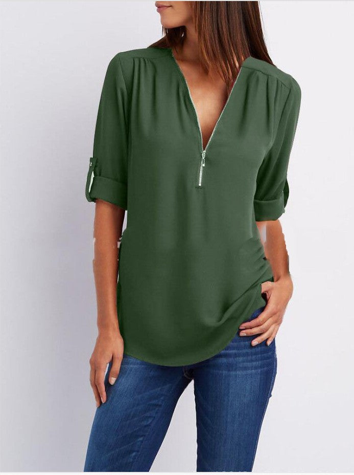Beautifully Finished Blouse in a Timeless Design