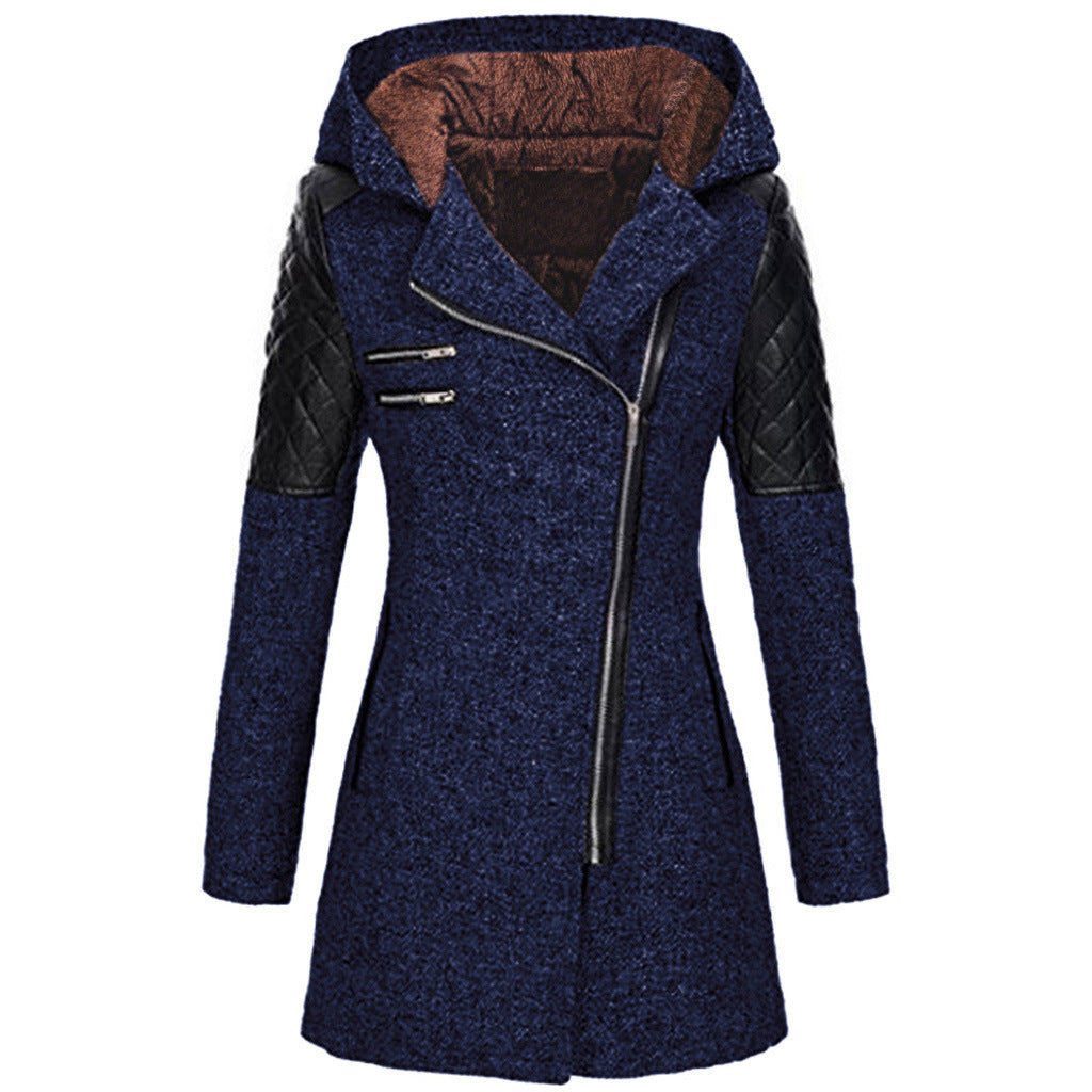 Dark Blue (with velvet hood)
