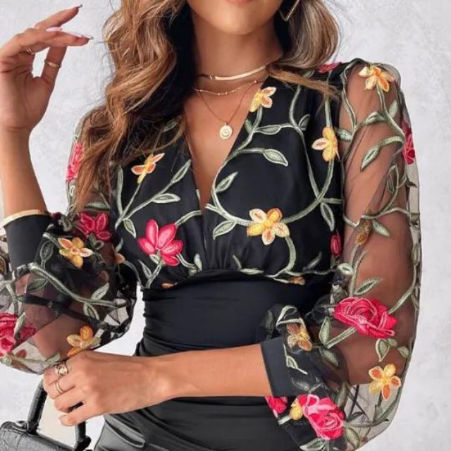 A Vintage Style Blouse with Delicate Timeless Details
