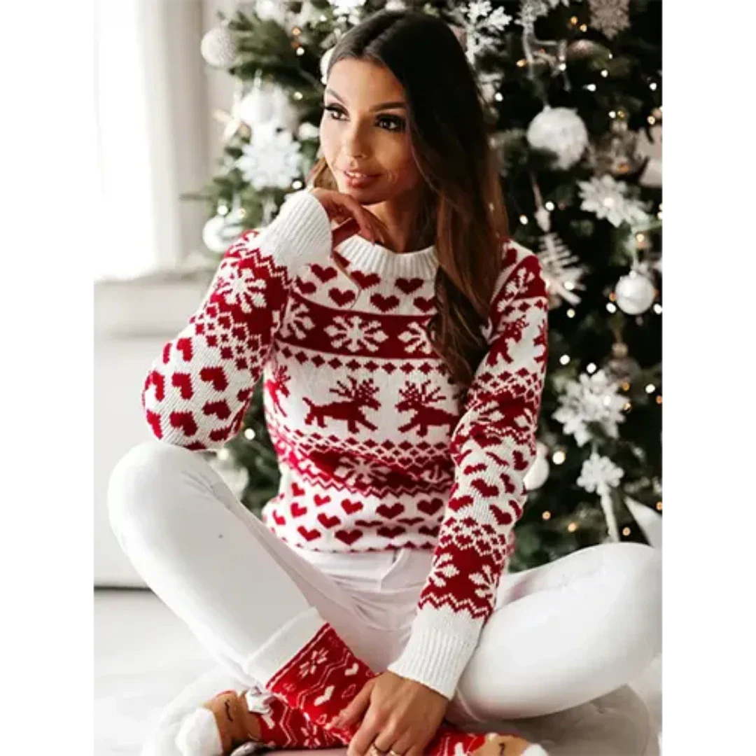 Kauniisti valmistettu Villapaita