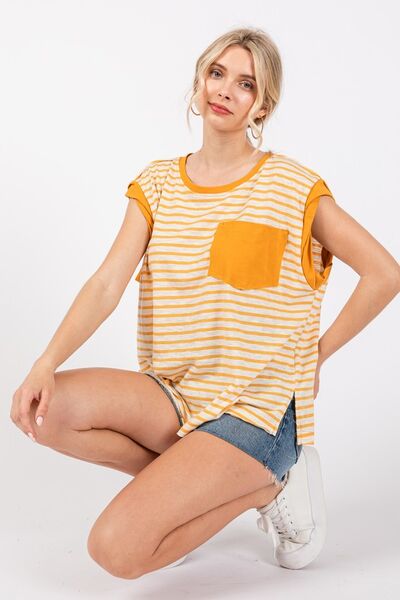 Well Tailored T-Shirt with a Graceful Silhouette