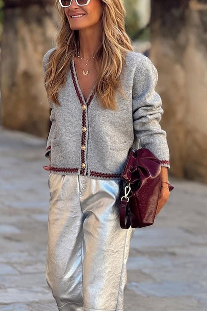 A Vintage Style Cardigan with Delicate Timeless Details