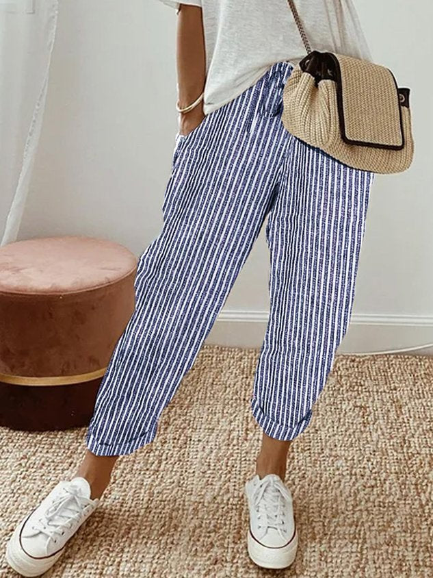 A Vintage Style Trousers with Delicate Timeless Details