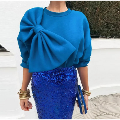 Sulokkaasti suunniteltu Villapaita