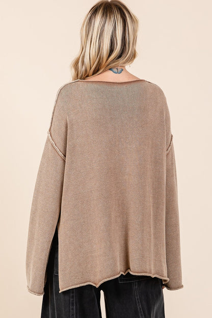 Vintage Inspired Pullover with a Contemporary Edge