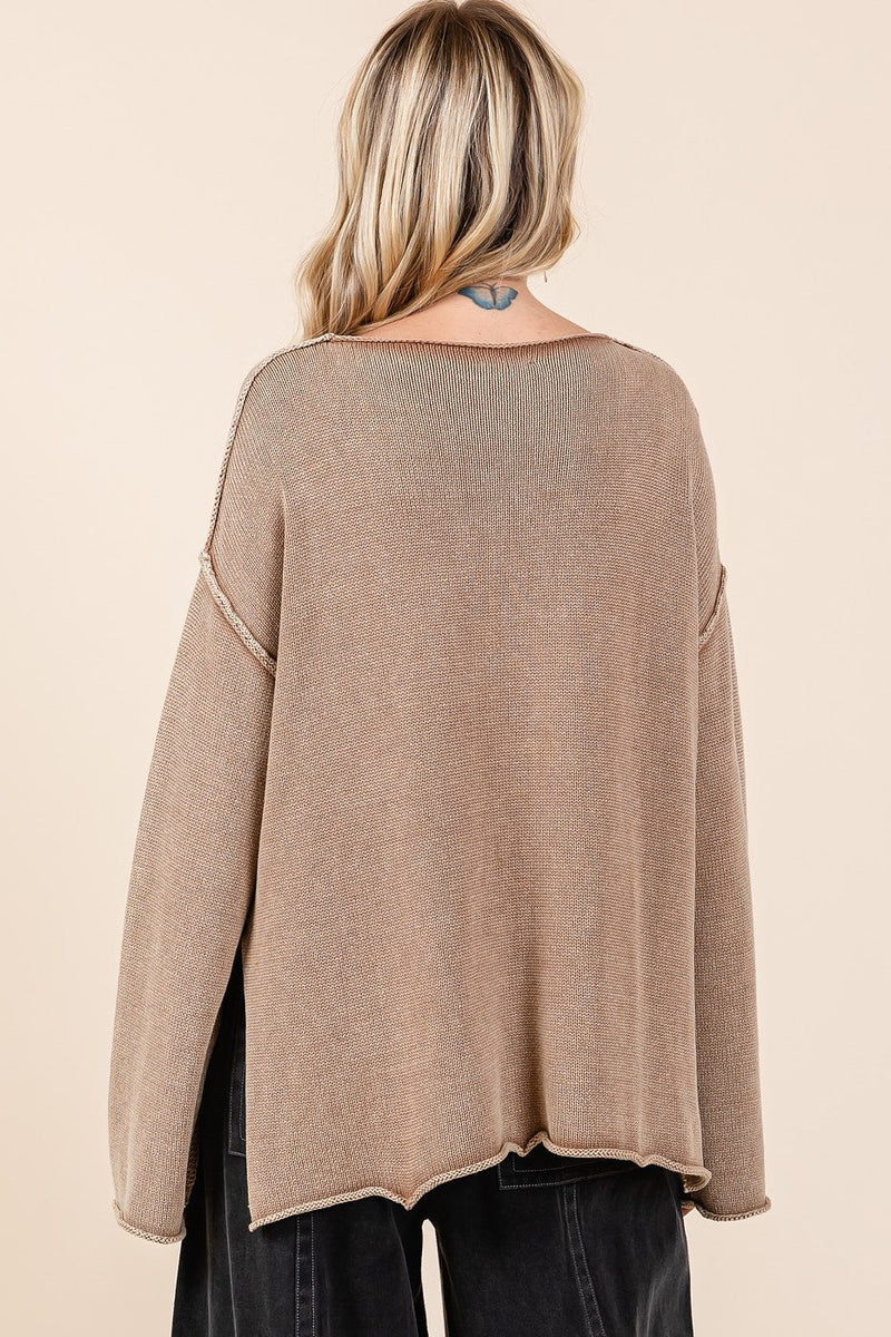 Vintage Inspired Pullover with a Contemporary Edge