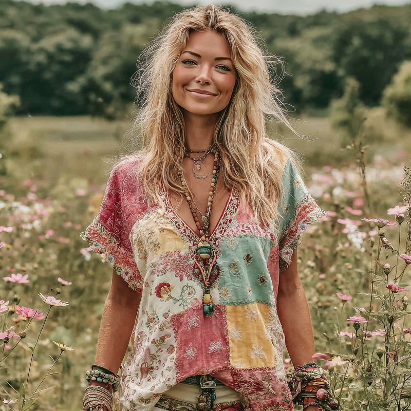 Ajaton vintage-tyyli T-Paita