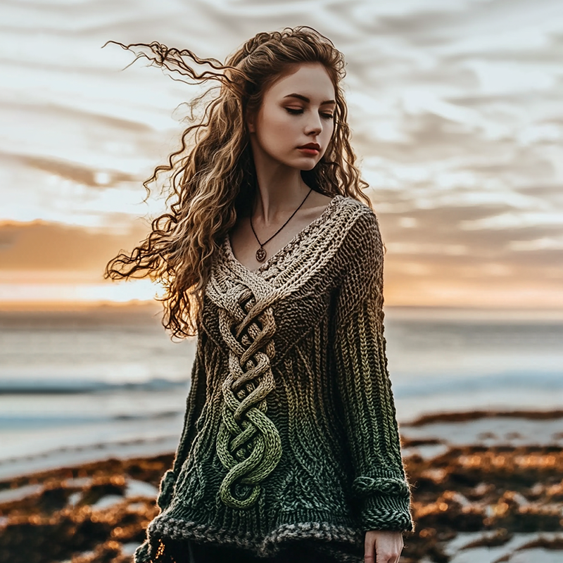 Klassisesti suunniteltu Villapaita