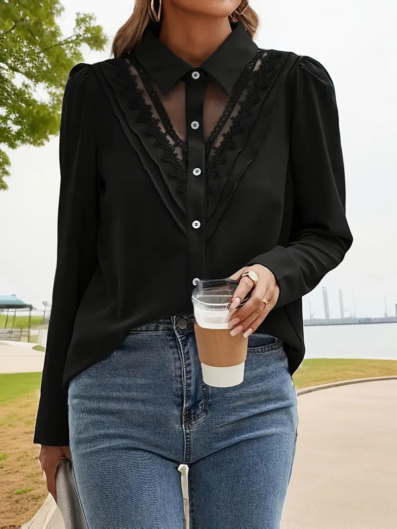 Classic Vintage Blouse with a Flattering Fit