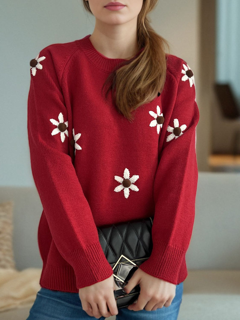 A Vintage Style Sweater with Delicate Timeless Details