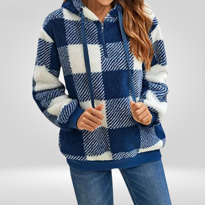 Angeline's® | Stylish half zip sweater