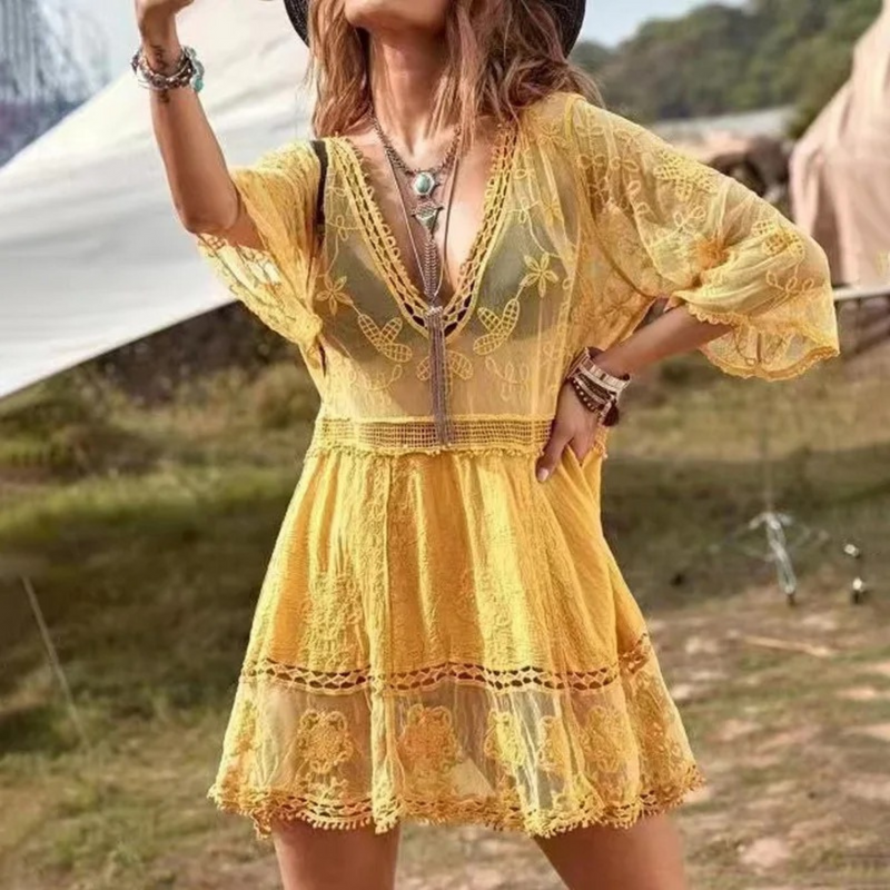 A Vintage Style Dress with Delicate Timeless Details