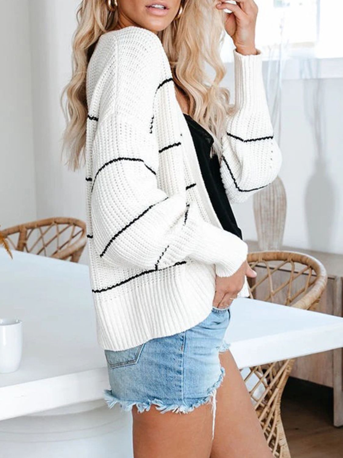 A Vintage Style Cardigan with Delicate Timeless Details