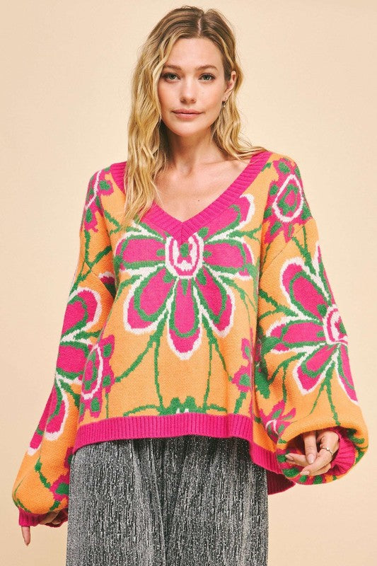 Classic Vintage Sweater with a Flattering Fit