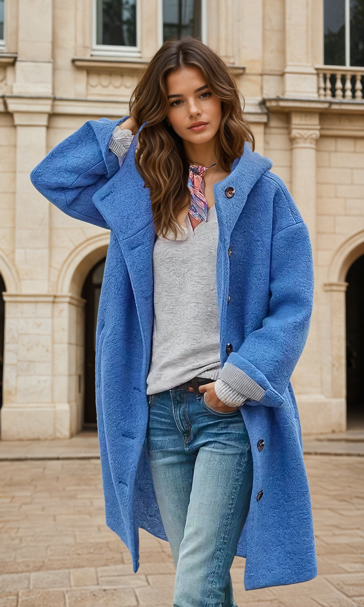 Well Tailored Coat with a Graceful Silhouette