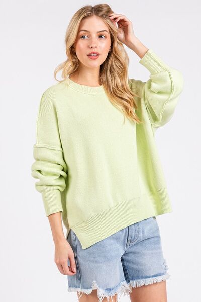 Well Tailored Pullover with a Graceful Silhouette