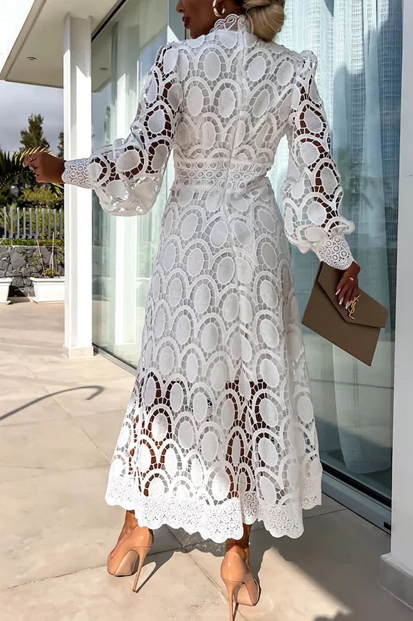 A Vintage Style Dress with Delicate Timeless Details