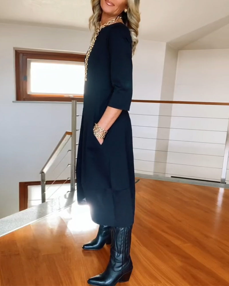 Well Tailored Dress with a Graceful Silhouette