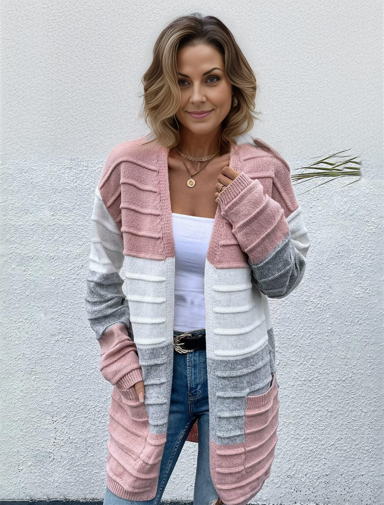 Well Tailored Cardigan with a Graceful Silhouette