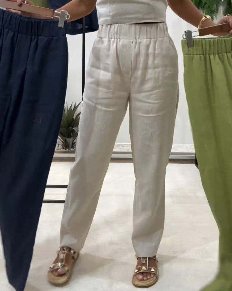 A Vintage Style Pants with Delicate Timeless Details