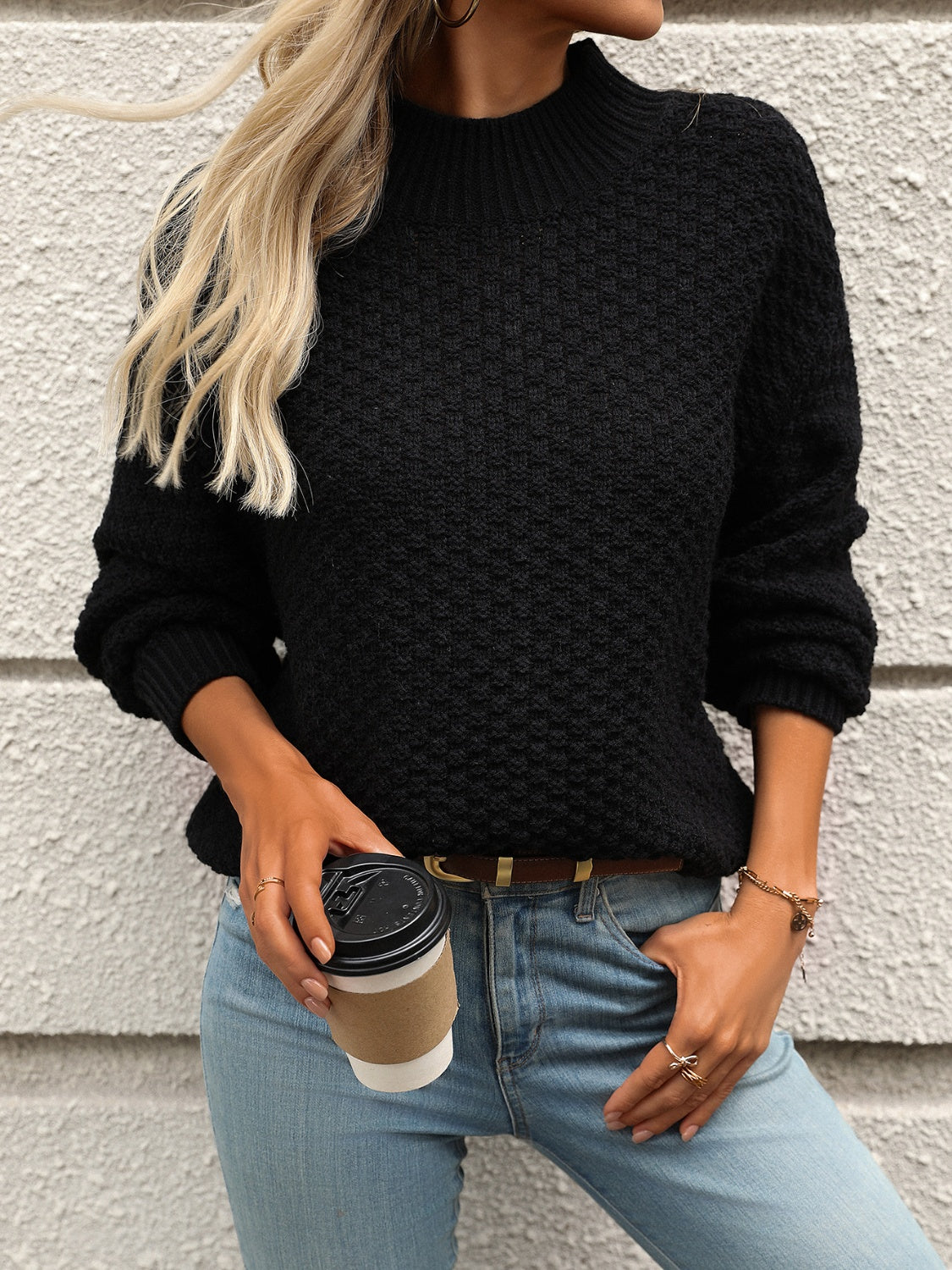Classic Vintage Sweater with a Flattering Fit
