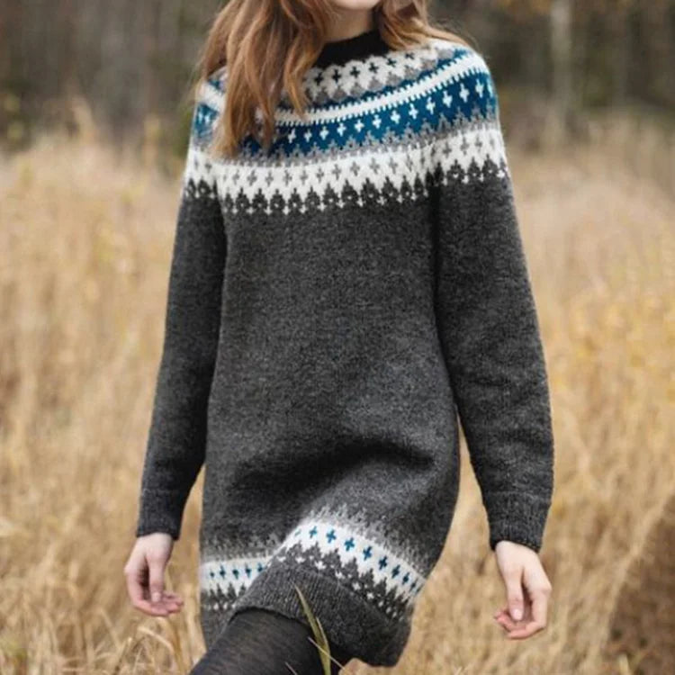 Classic Vintage Sweater with a Flattering Fit