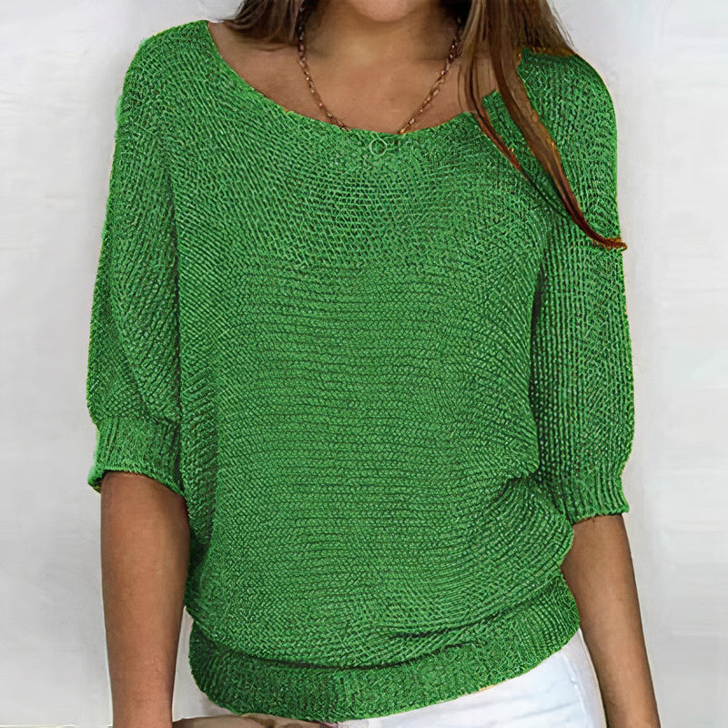 Well Tailored Sweater with a Graceful Silhouette