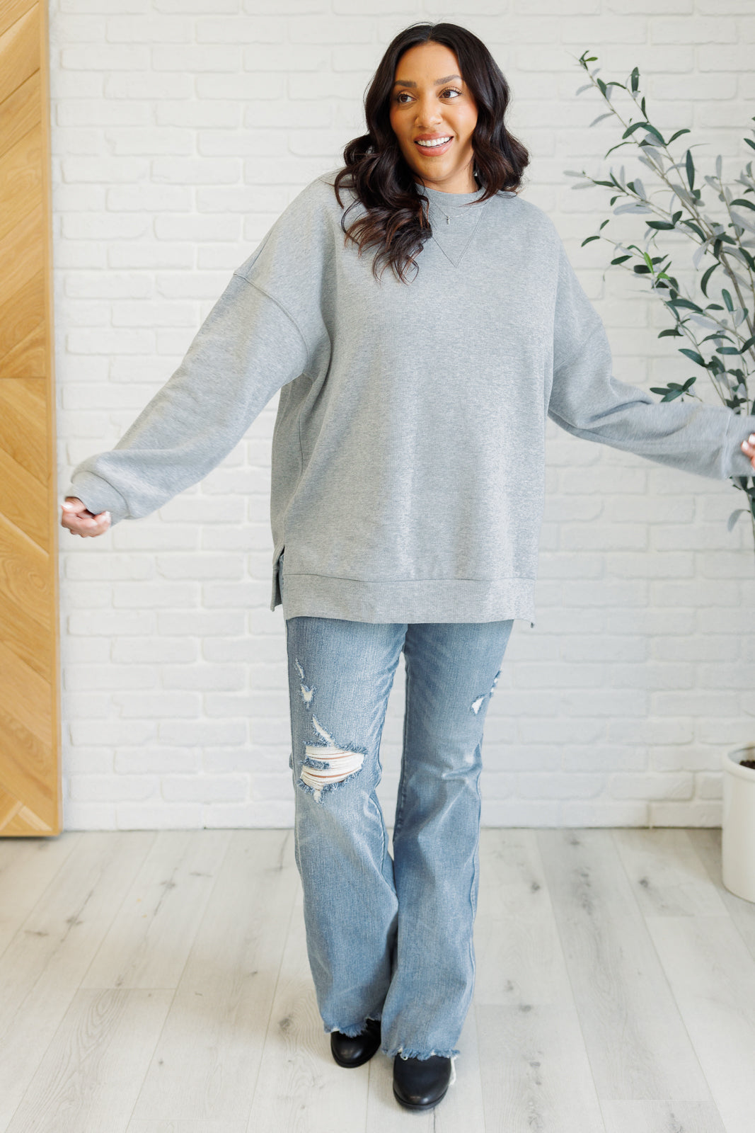 A Vintage Style Sweater with Delicate Timeless Details