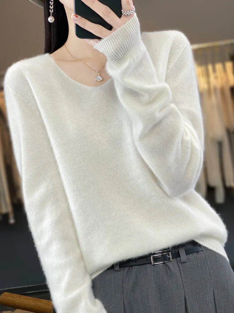 Beautifully Finished Sweater in a Timeless Design
