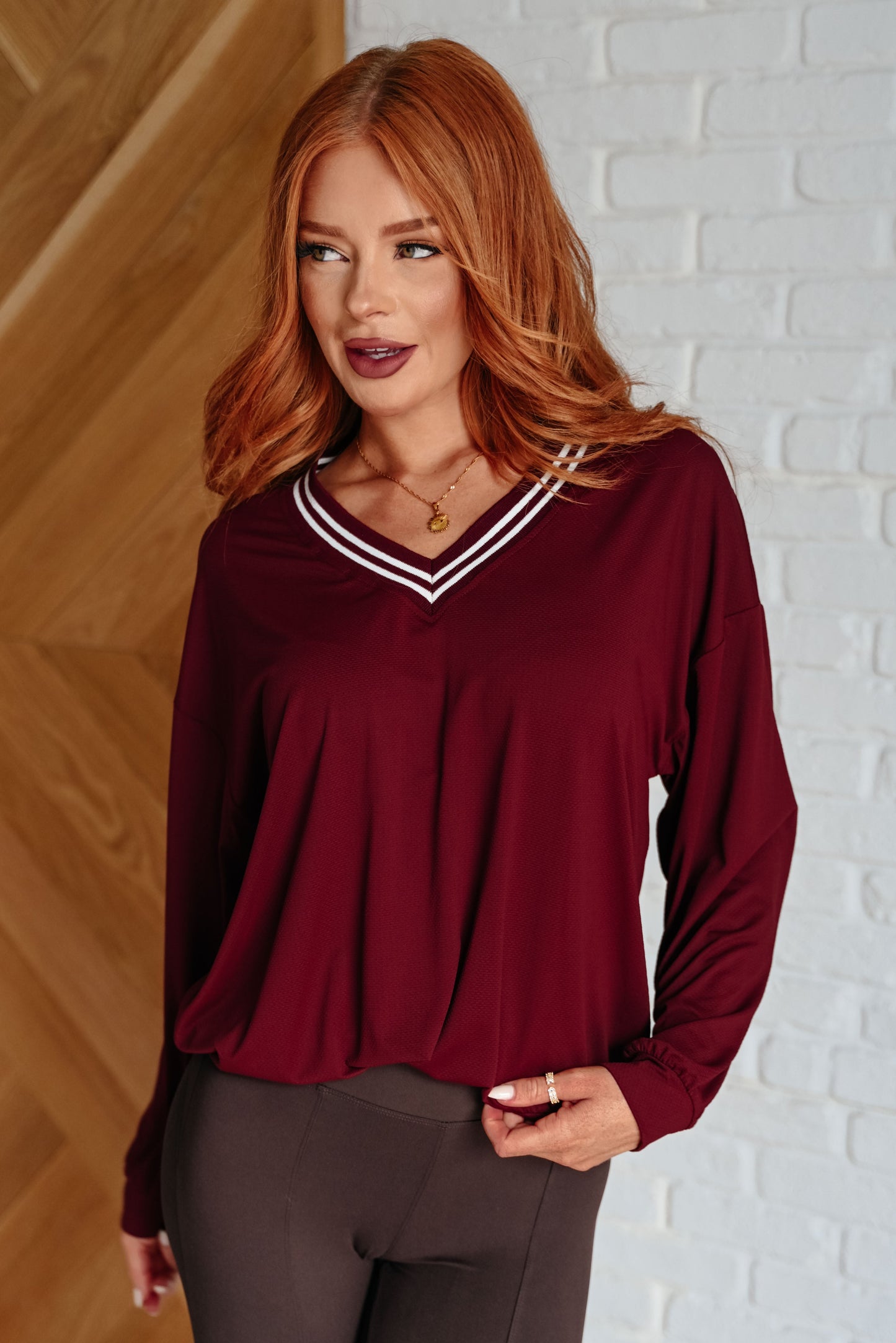 Beautifully Finished Sweater in a Timeless Design
