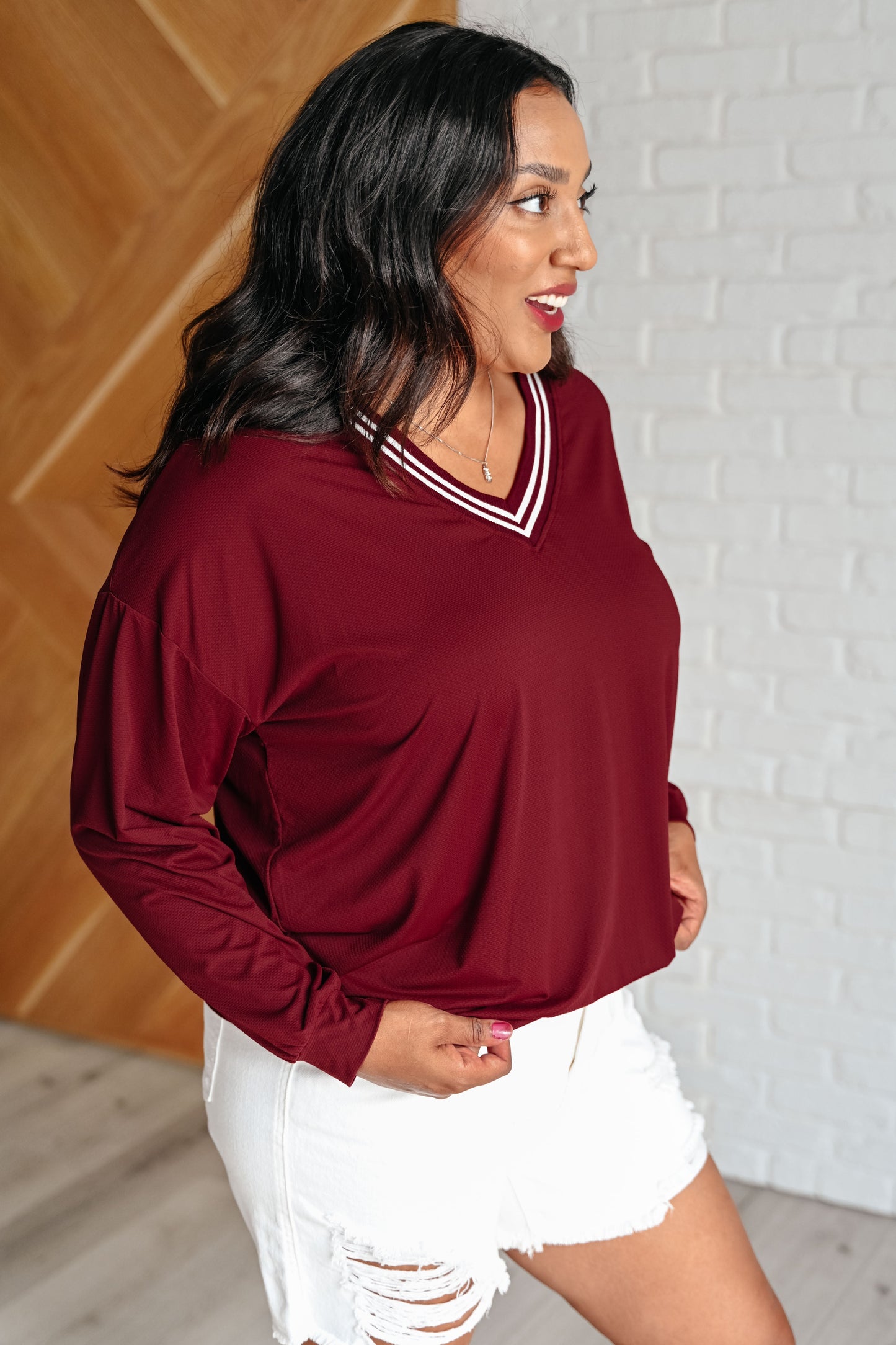Beautifully Finished Sweater in a Timeless Design