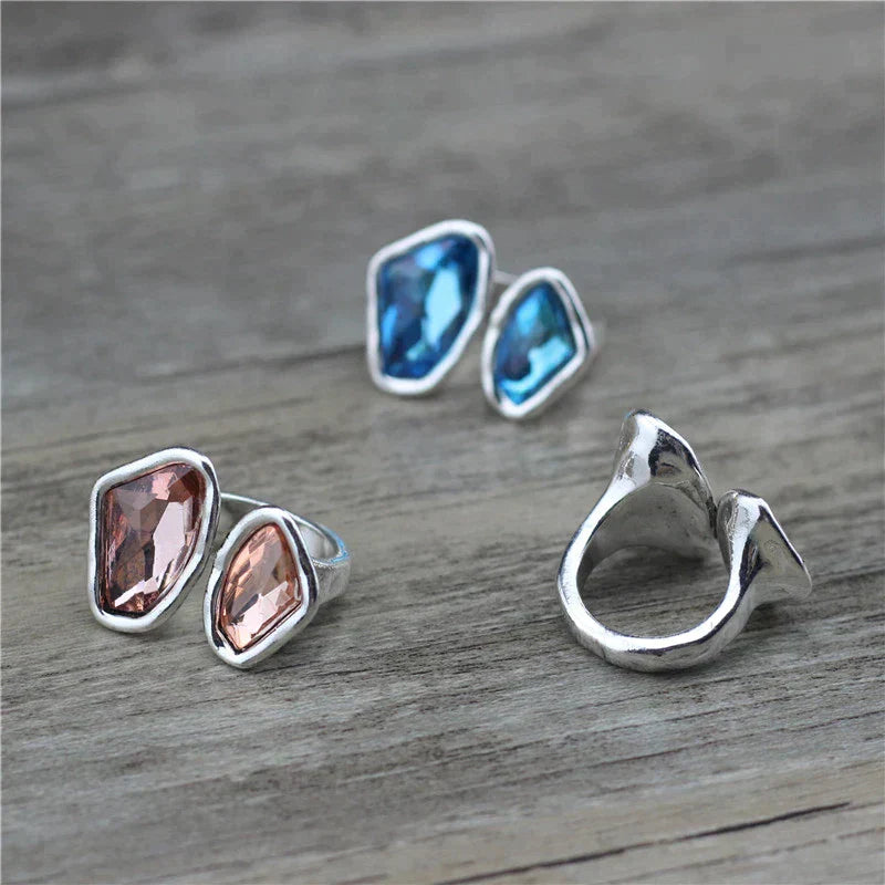 Herkkä käsityö Hopea Sormus