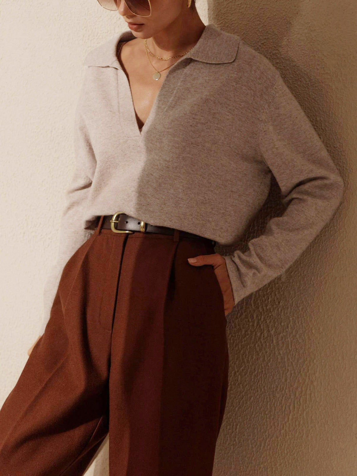 A Vintage Style Sweater with Delicate Timeless Details