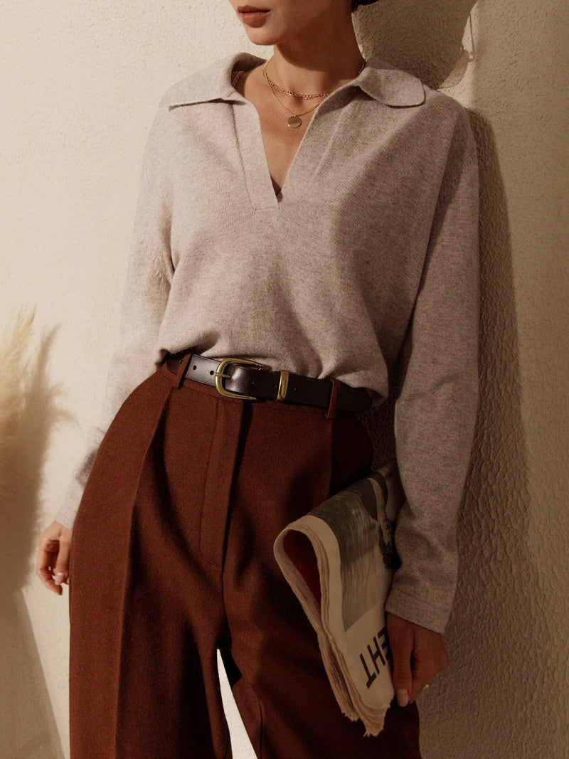 A Vintage Style Sweater with Delicate Timeless Details