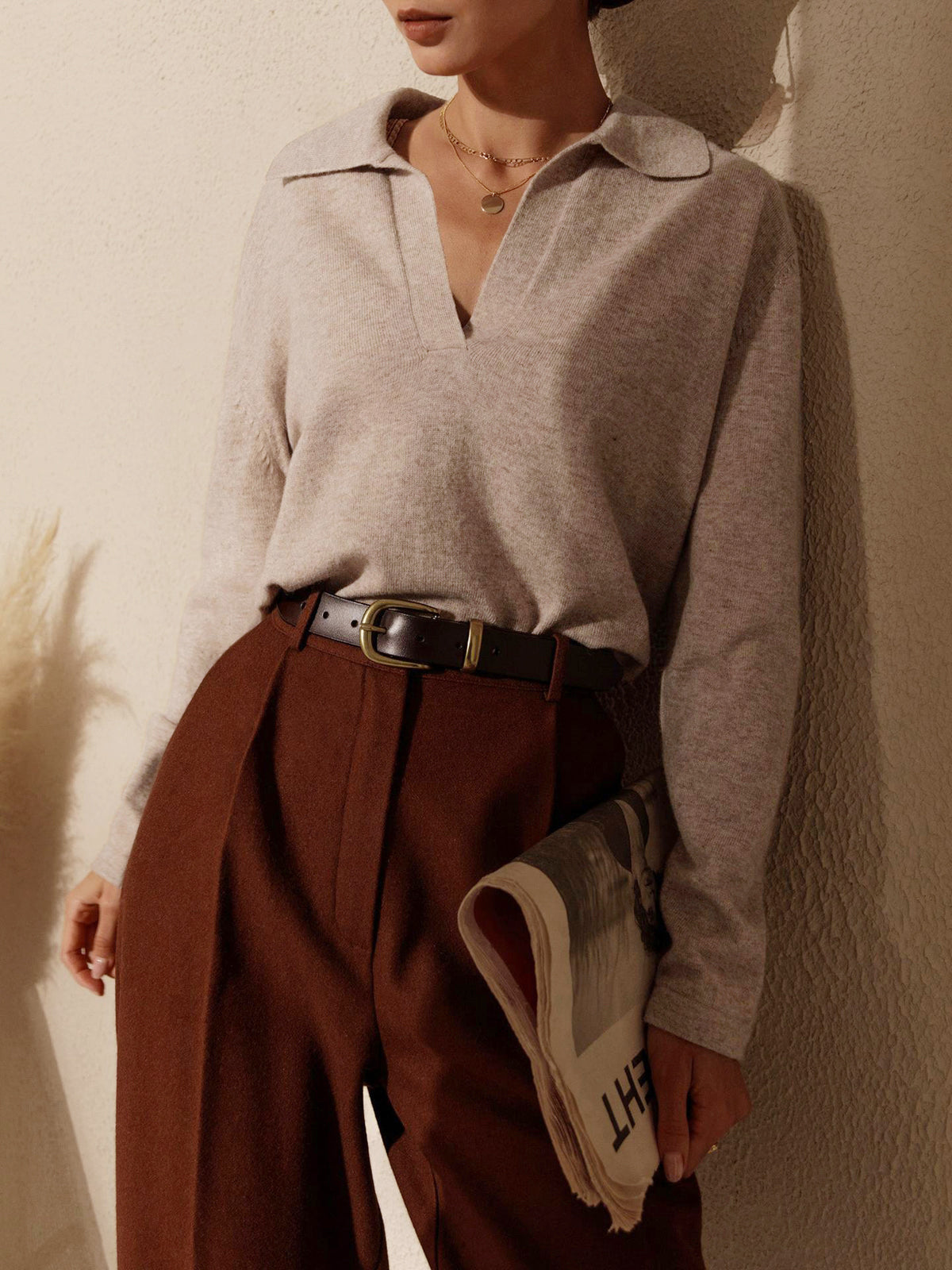 Classic Vintage Sweater with a Flattering Fit