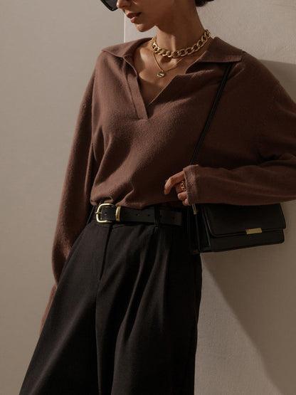 A Vintage Style Sweater with Delicate Timeless Details